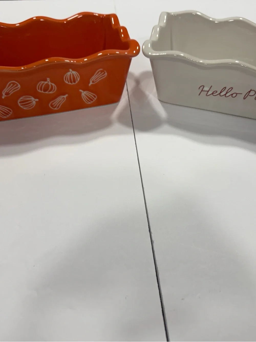 Ceramic Halloween Loaf Pans Set Of 2